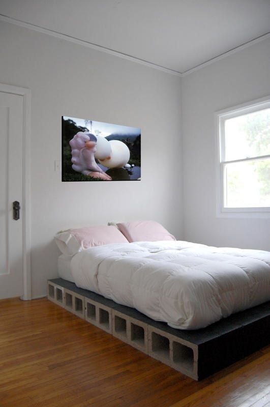 cama bloco concreto